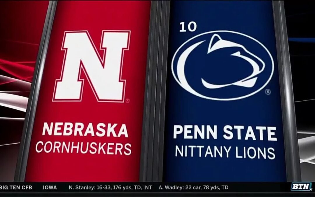 Nebraska at Penn State – Football Highlights