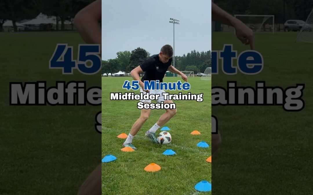 45 Minute Midfielder Training Session #midfielder #soccertraining #footballskills #footballer #footy