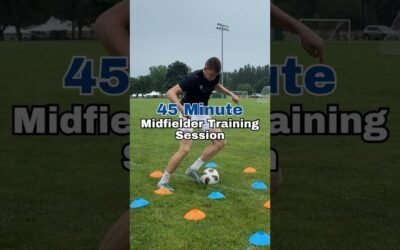 45 Minute Midfielder Training Session #midfielder #soccertraining #footballskills #footballer #footy