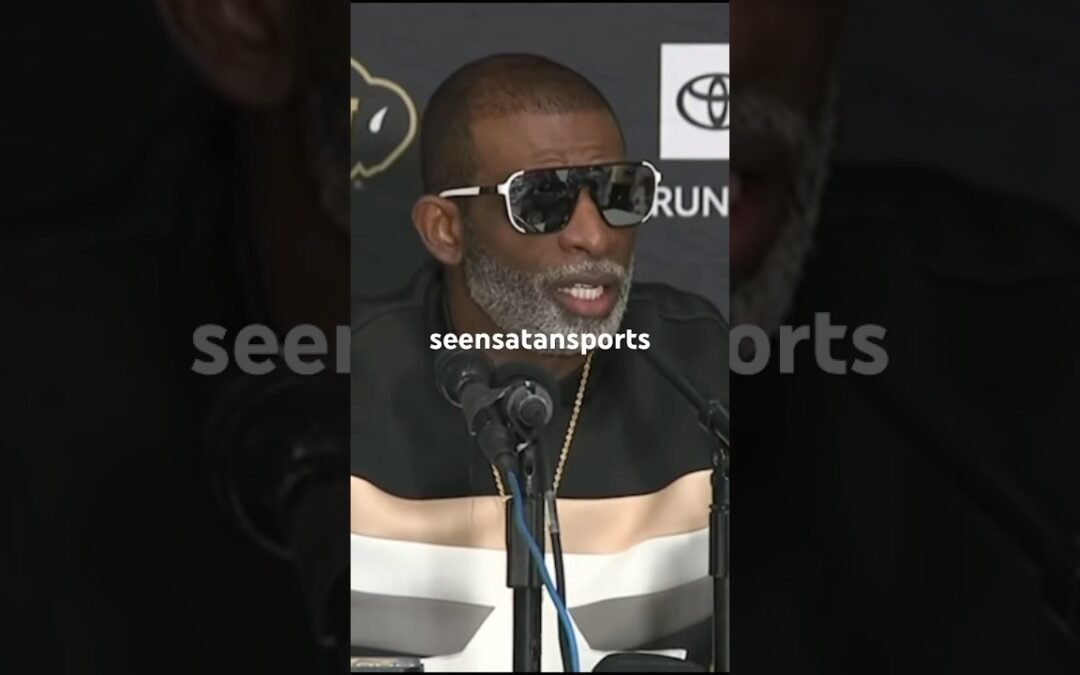 DEION SANDERS reacts to SHEDEUR and TRAVIS HUNTER CRAZY STATS! #deionsanders #coloradofootball #espn