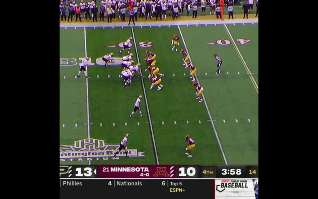 Purdue RB Devin Mockobee 68 yd Run vs. Minnesota | Big Ten Football