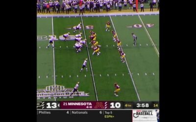 Purdue RB Devin Mockobee 68 yd Run vs. Minnesota | Big Ten Football