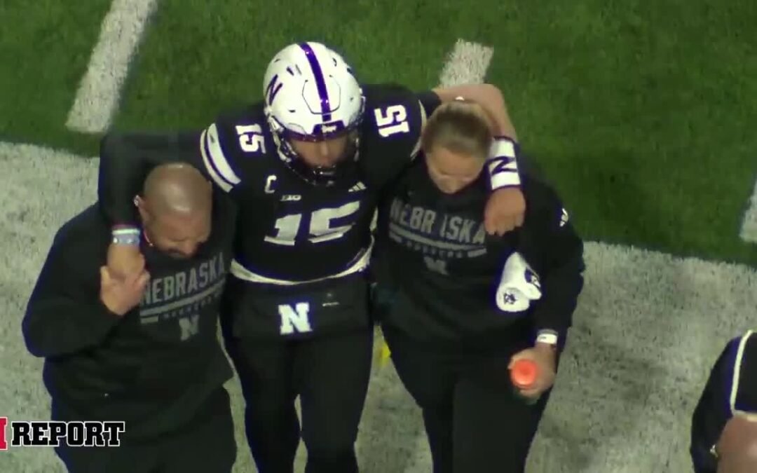 Nebraska quarterback Dylan Raiola injury