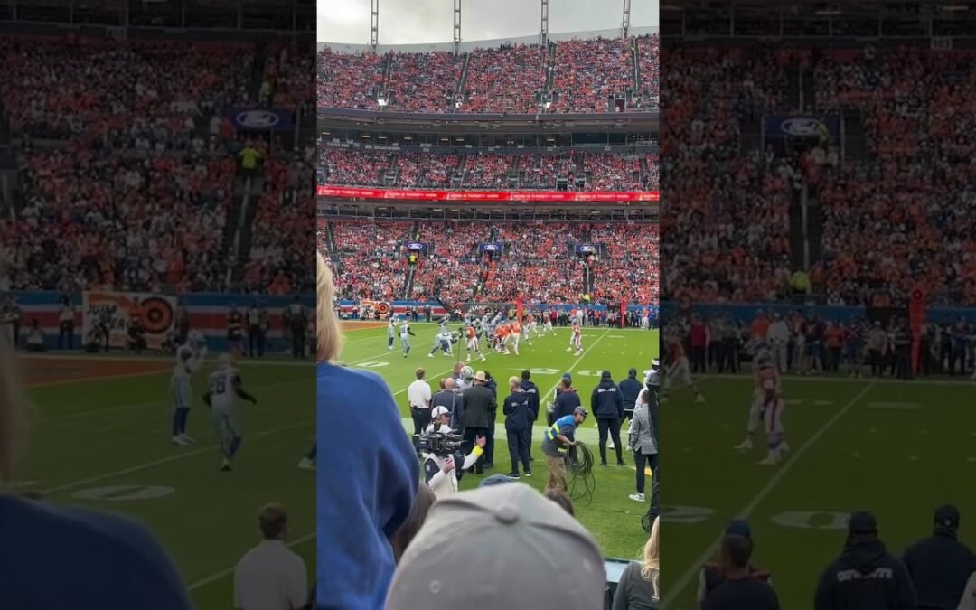 SECOND ROW SEATS FOR THE DENVER BRONCOS!