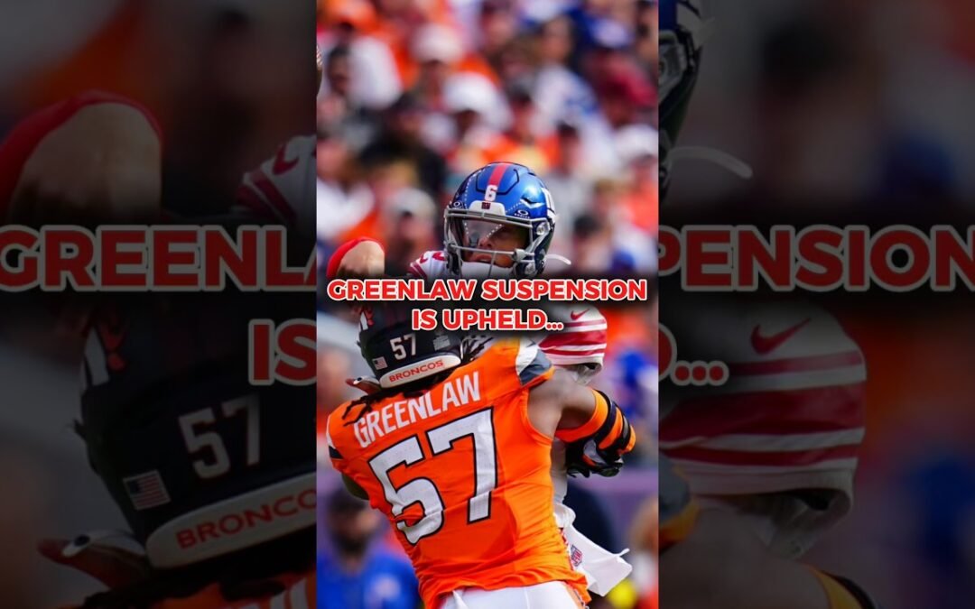 Dre Greenlaw’s Suspension Has Been Upheld #broncos #nfl