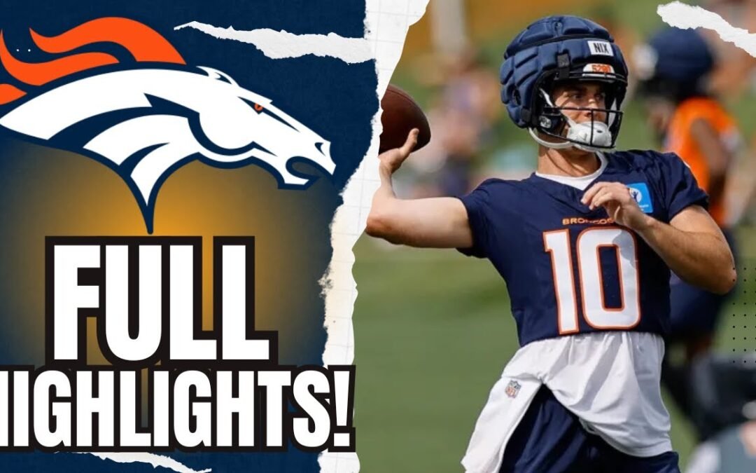 Denver Broncos QB Bo Nix LOOKING SHARP at OTA’s!! | Full Highlights