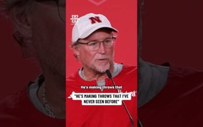 Dylan Raiola is game ready according to Dana Holgorsen | #GBR #Huskers