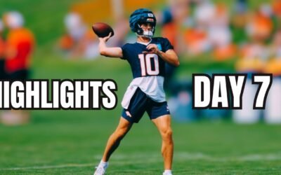 Denver Broncos QB Bo Nix MOON BALLS at Training Camp!! | Day 7 Highlights