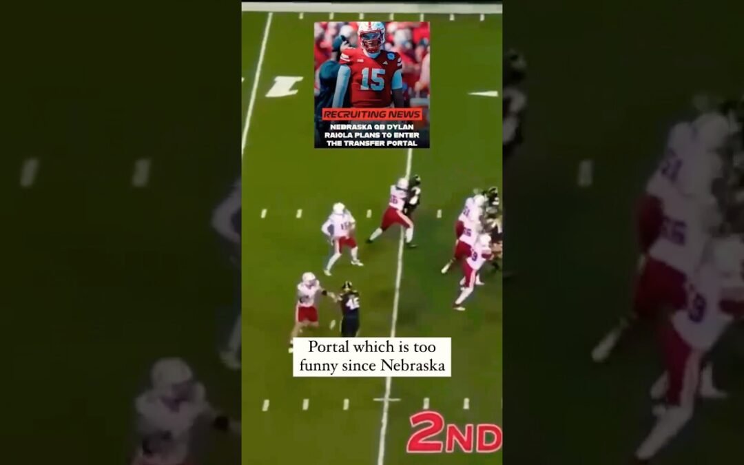 Dylan Raiola can’t keep doing this! #shorts #nebraska #collegefootball