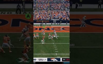 Bo Nix finds Daniel Bellinger on the goalline for a touchdown to take the lead #broncos #madden #nfl