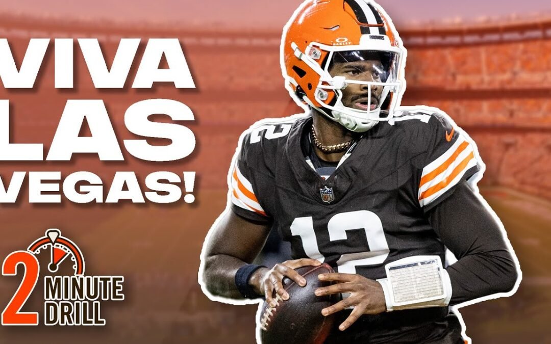 Shedeur Sanders’ first start in Vegas! : 2 Minute Drill