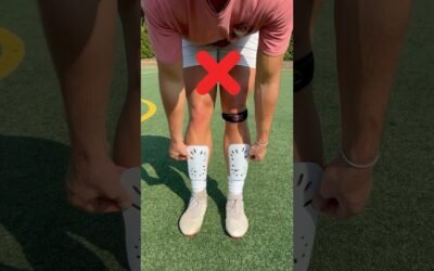HOW TO WEAR SHIN PADS #football #soccer #fifa #ronaldo #messi #shorts #goal