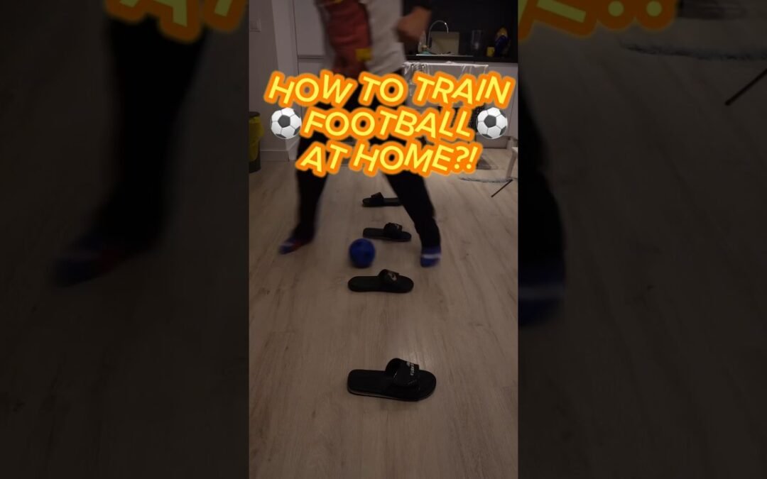 How to train football at home? #ball #soccer
