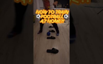How to train football at home? #ball #soccer