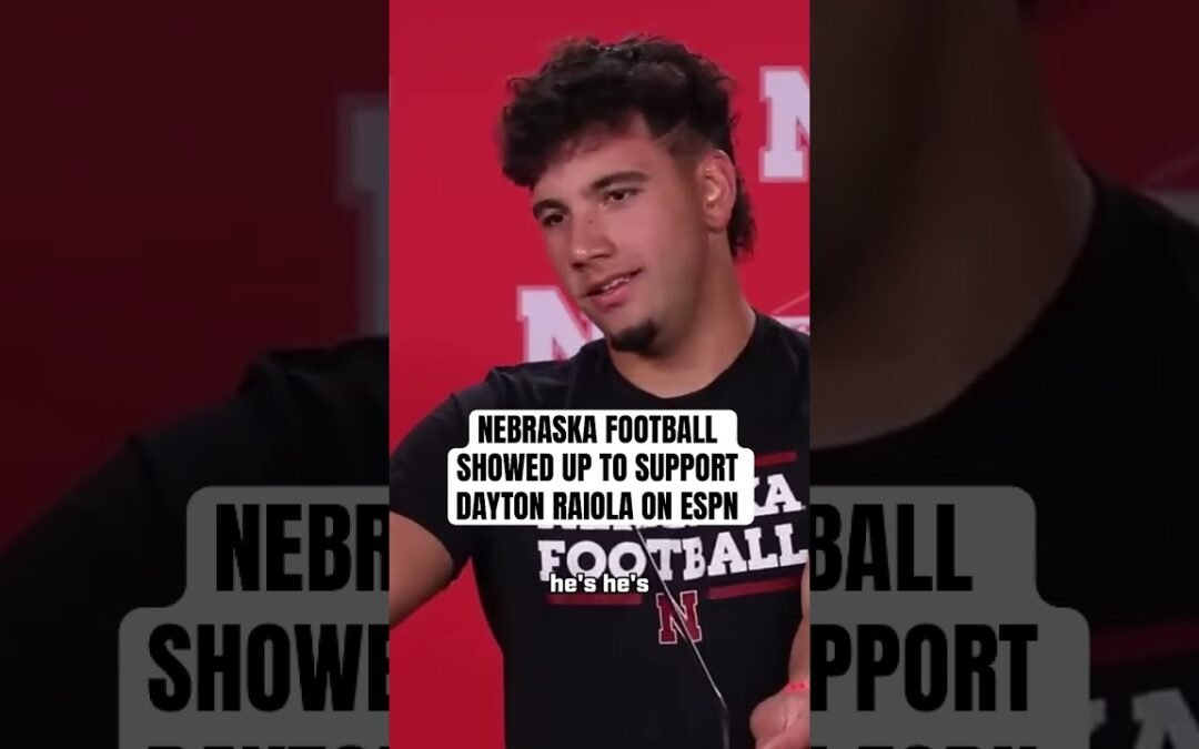 Dylan Raiola rented out a bar so his teammates could watch his brother play on ESPN #gbr #huskers
