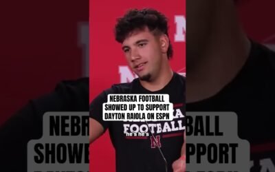 Dylan Raiola rented out a bar so his teammates could watch his brother play on ESPN #gbr #huskers