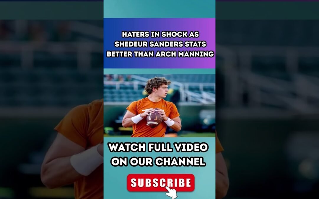 HATERS IN SHOCK As Shedeur Sanders STATS BETTER Than Arch Manning After Cleveland Browns TRADE PART6