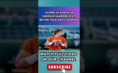 HATERS IN SHOCK As Shedeur Sanders STATS BETTER Than Arch Manning After Cleveland Browns TRADE PART6