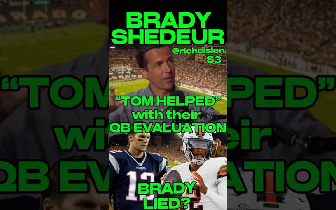 did TOM BRADY LIE about SHEDEUR SANDERS/ NFL DRAFT? #nfl #espn #deionsanders #coloradofootball #cfb
