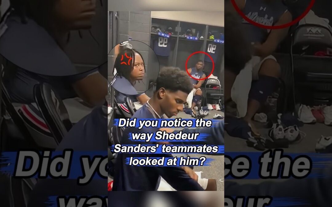 Did you notice the way Shedeur Sanders’ teammates looked at him?