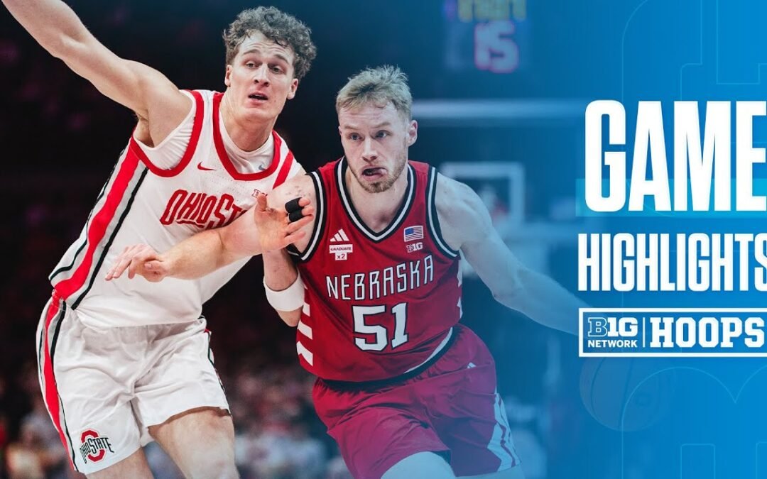 Nebraska at Ohio State | HIGHLIGHTS | Big Ten Basketball | 1/5/2026