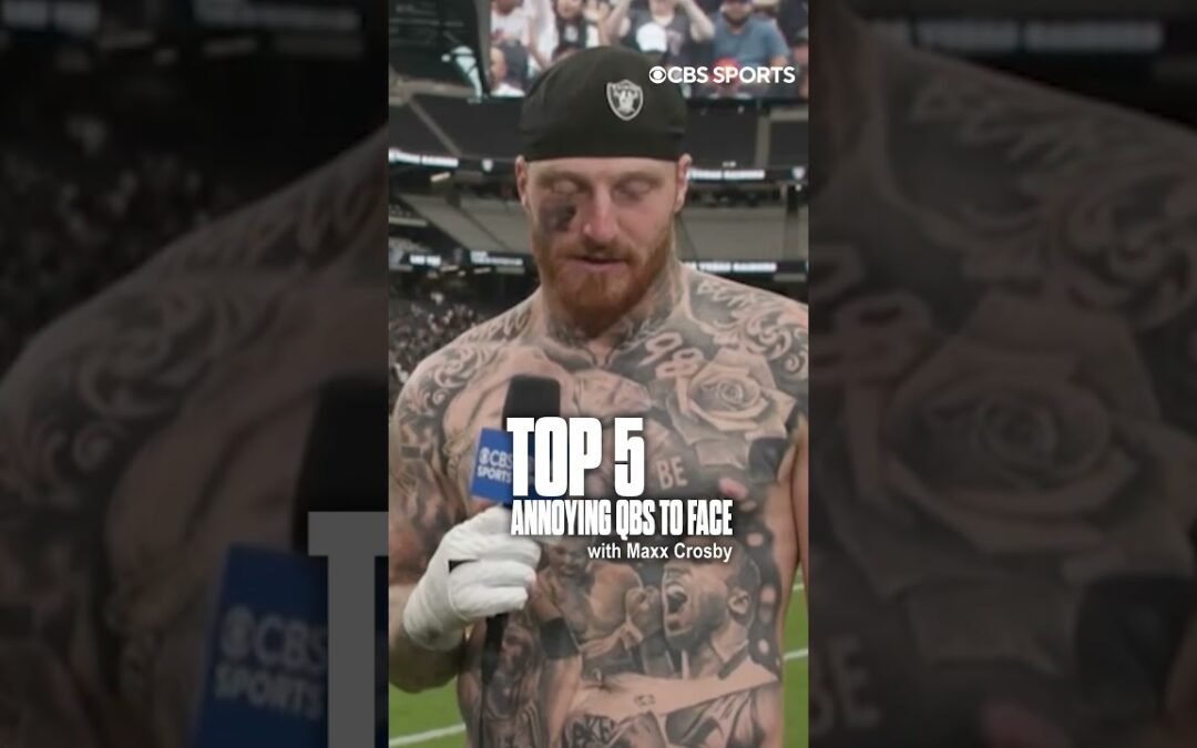 Top 5 most annoying Quarterbacks to face, according to Maxx Crosby #nfl #shorts