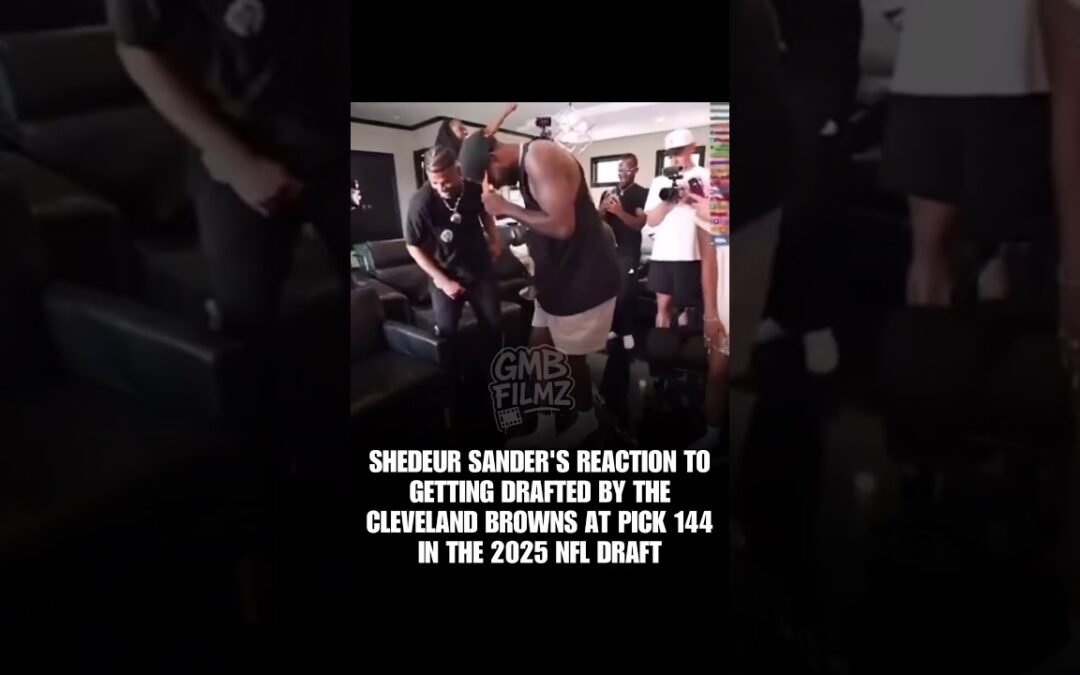 Shedeur Sanders’ Get Drafted by the Cleveland Browns at Pick 144 in the 2025 NFL Draft! #nfldraft