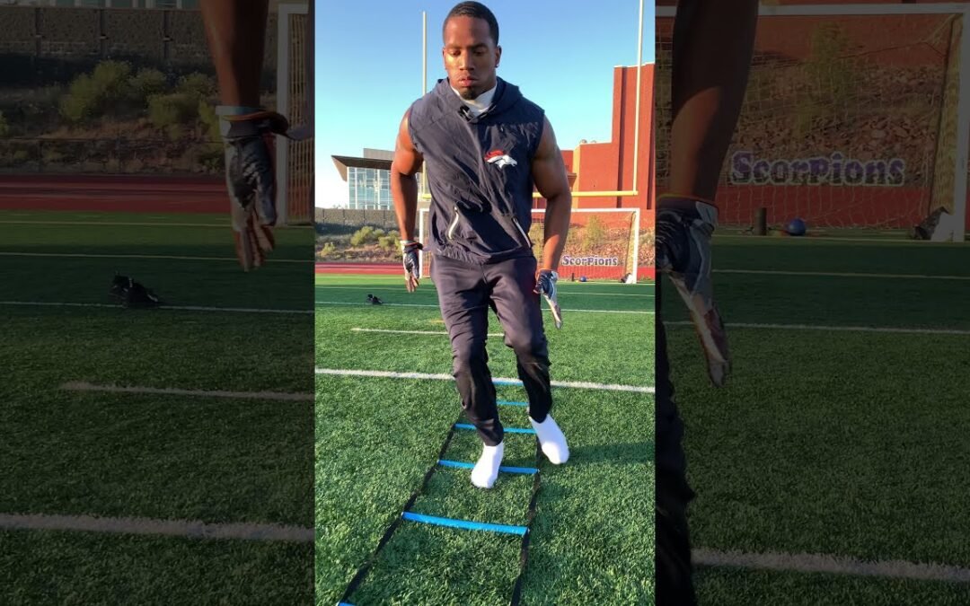 Agility Ladder Footwork Drills #shorts