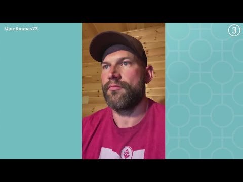 Joe Thomas reacts the Cleveland Browns draft pick
