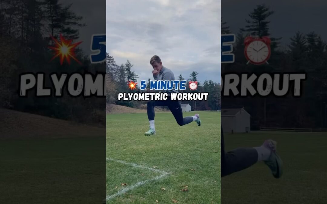 5 Minute Plyometric Workout #footballshorts #soccerworkout #plyometrics #explosivetraining #soccer