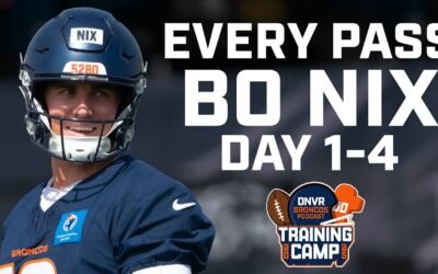 Every Bo Nix Throw From Broncos Training Camp Days 1-4