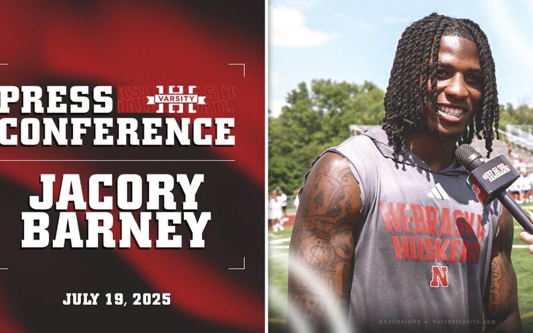 Jacory Barney on Dylan Raiola camp + 2025 football season | Nebraska Football Interview