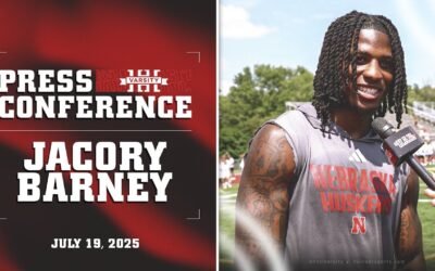 Jacory Barney on Dylan Raiola camp + 2025 football season | Nebraska Football Interview