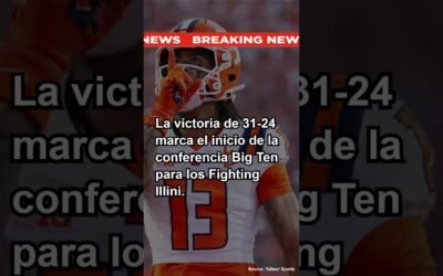 Illinois sorprende a Nebraska en tiempo extra y arranca 4 0 desde 2011