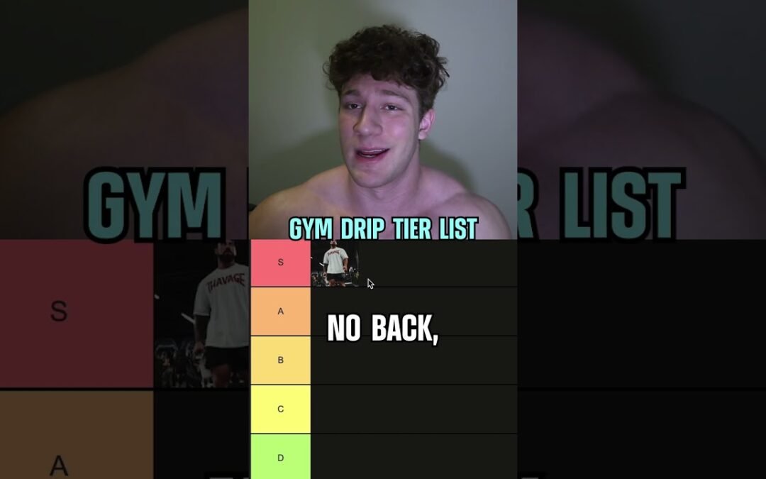 THE GYM CLOTHING TIER LIST! #bodybuilder #bodybuilding#fit #cbum #gym #gymshark #zyzz #fitnessfun