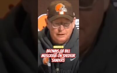 Browns QB Coach Bill Musgrave GOING VIRAL FOR SAYING THIS About Shedeur Sanders #sheduersanders #nfl