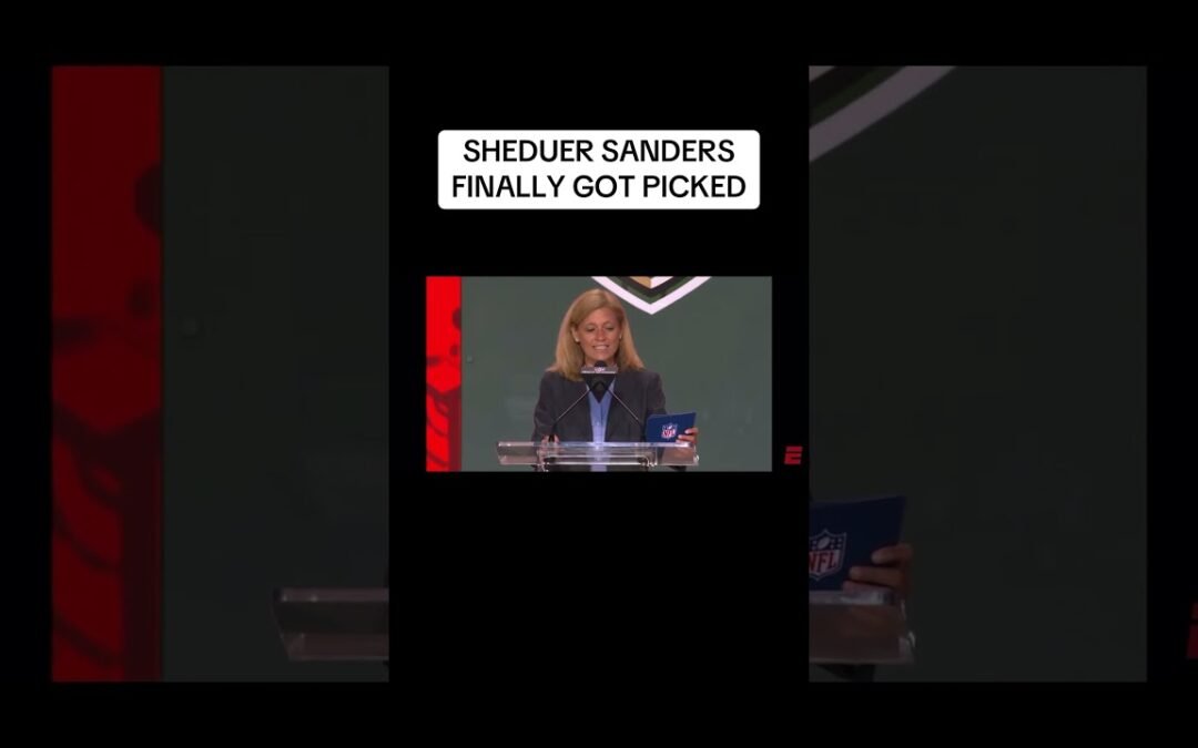 SHEDEUR SANDERS FINALLY GOT DRAFTED #fyp #nfl #nfldraft #shedeur #shedeursanders #football #nflnews