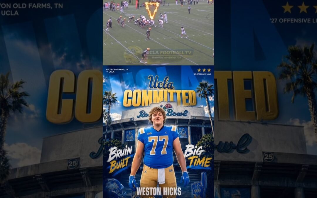 How UCLA Beat Out The Competition For This Massive Lineman #UCLAFootball #Recruiting