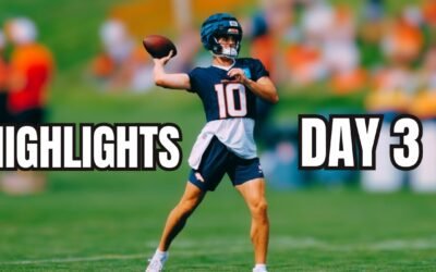 Denver Broncos QB Bo Nix LAUCHING DEEP BALLS at Training Camp!! | Day 3 Highlights