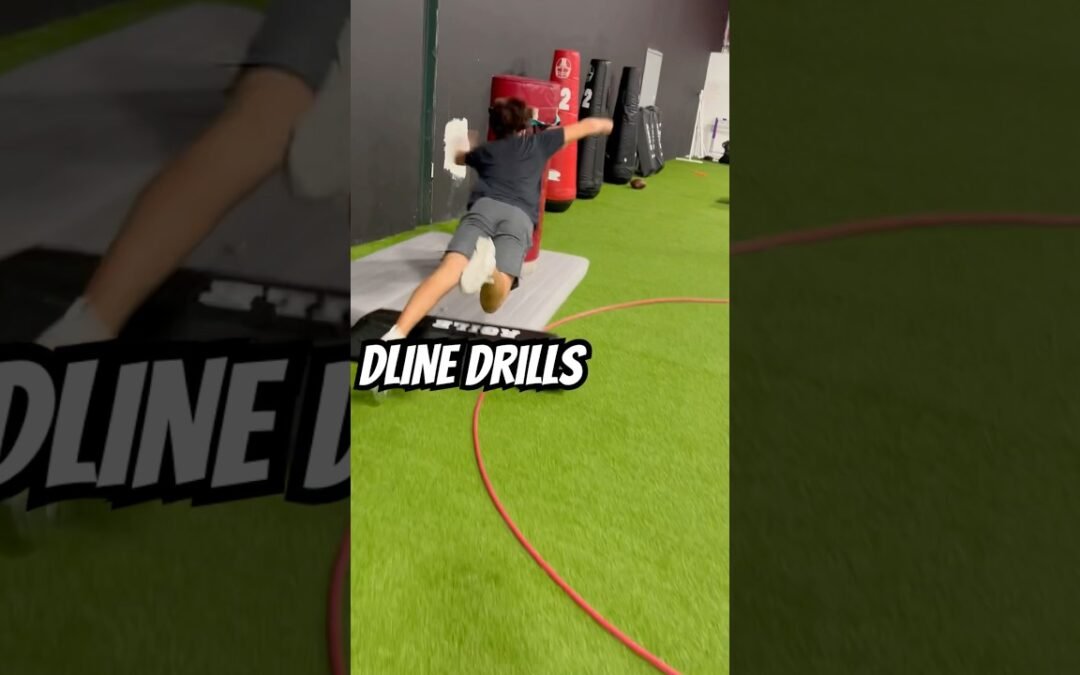 DLINE WORK (In Session Training) #DLine #Football #Drills #ProLimitAthletes