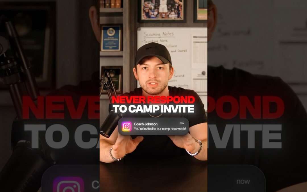 Never respond to a camp invite like this. #basketball #baseball #football #sports #shorts