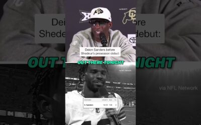 Shedeur Sanders apologizes to Deion after his preseason debut with the Browns #shorts #nfl